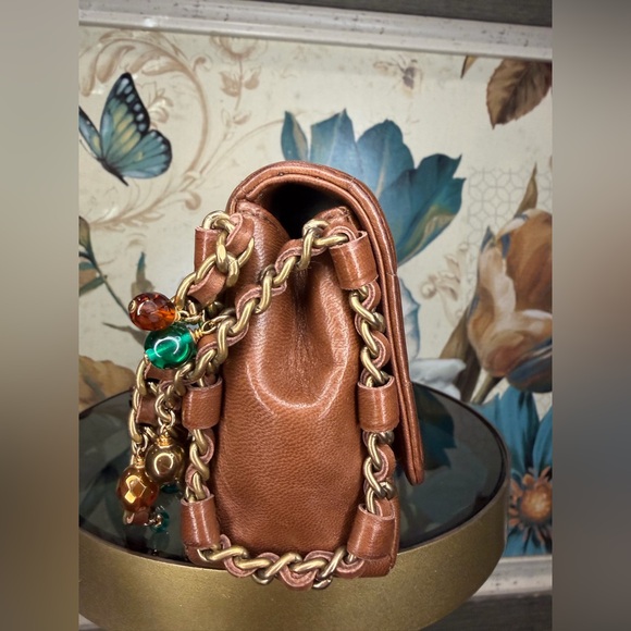 Chanel Chocolate Bar Beaded Chain Flap Bag - Picture 5 of 14